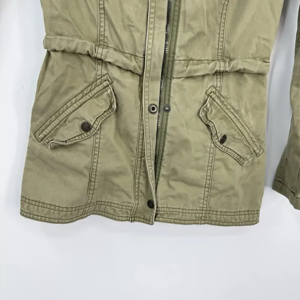 Abercrombie Utility Jacket Girls XL Women XS Olive Green Bella Swan Twilight